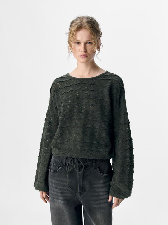 Produktbild Object Gemusterter Pullover (S)