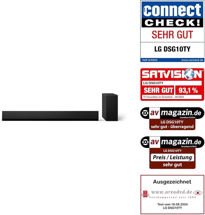 Produktbild LG DSG10TY (420 W, 3.1 Kanal)
