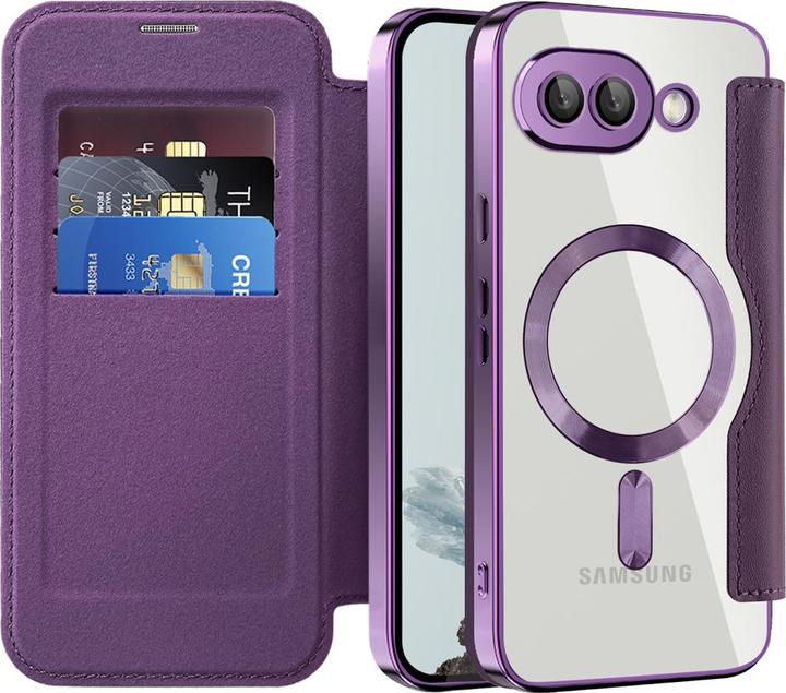 Produktbild Techsuit - SmartMag Book Case - Google Pixel 9a - Purple (Google Pixel 9a)