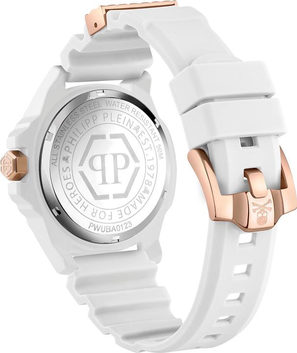 Immagine prodotto Philipp Plein PWUBA0123 Ecoceramica The $kull (Orologio da polso analogico, 44 mm)