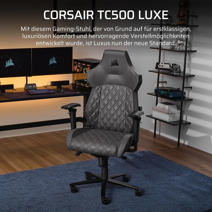 Actual product image Corsair TC500 LUXE Gaming Chair - Shadow