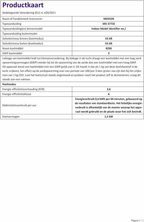 Image du produit Life P502 Smarte Camping-Klimaanlage (MD 37735) (12 m², 5000 BTU/h)