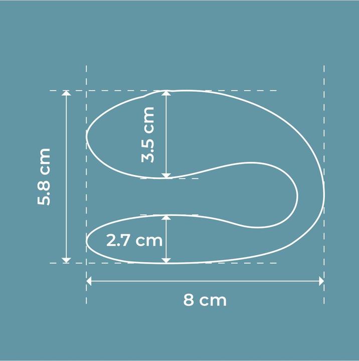 Actual product image Virgite G-Punkt & Klitorialvibrator E12 Blau