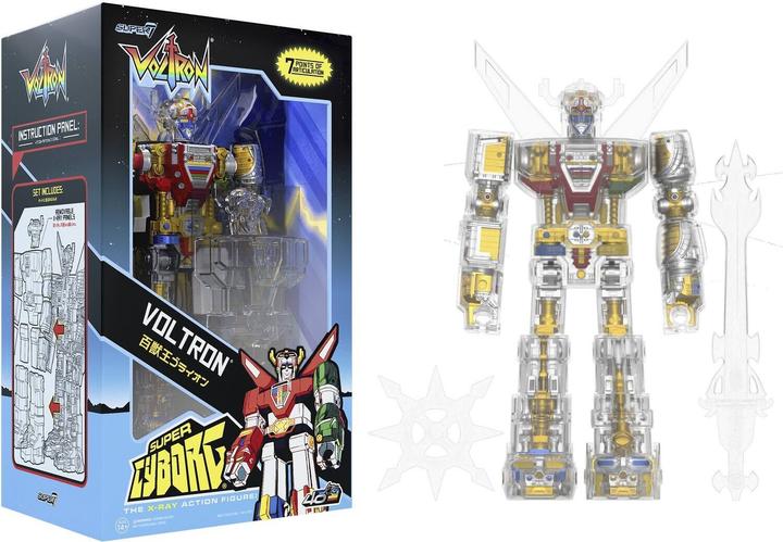 Produktbild Super7 Voltron Super Cyborg Figurine Voltron (Clear) 35 cm