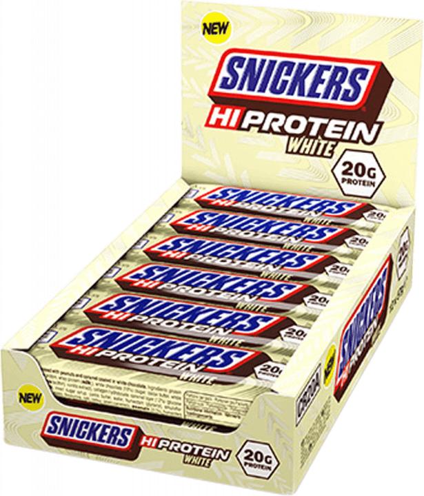 Image du produit Mars Snickers Hi-Protein Bar blanc (12 x 57G) (Chocolat blanc, 1 pcs, 684 g)