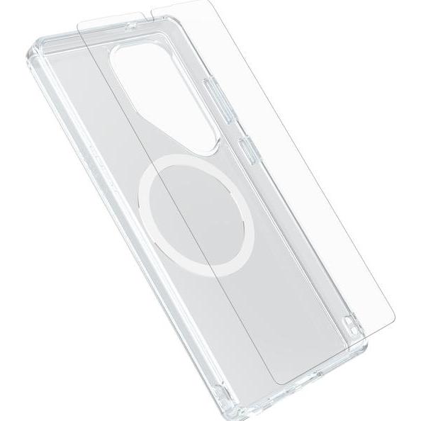 OtterBox Symmetry Clear mit Magnets + Premium Glass (Samsung Galaxy S25 Ultra), Smartphone Hülle, Transparent