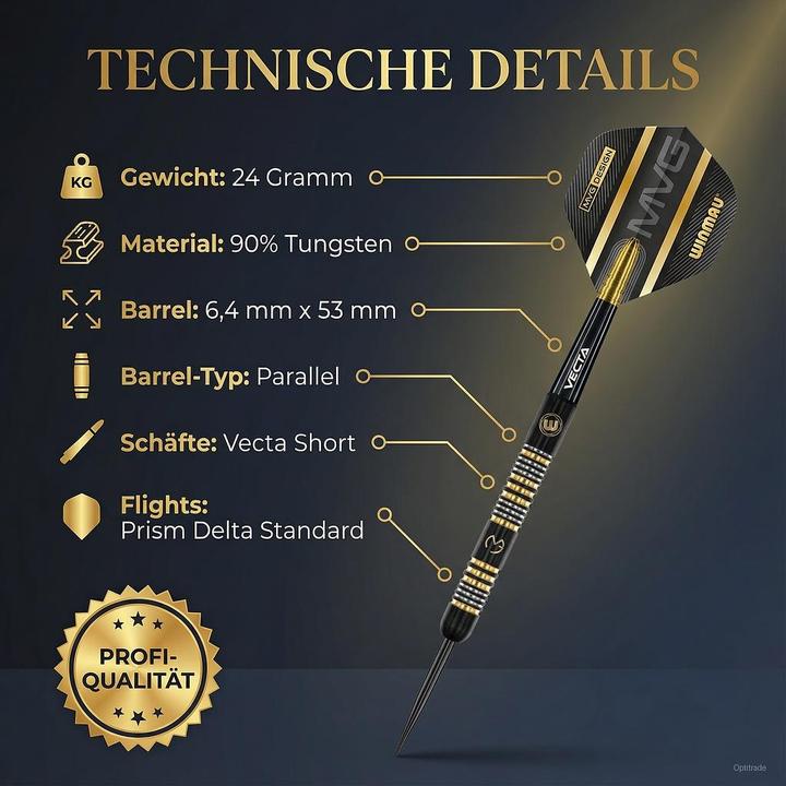 Produktbild Winmau Steel Tip MvG Trilogy (24 g)