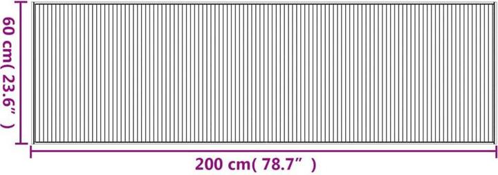 Produktbild vidaXL Teppich (60 x 200 cm)