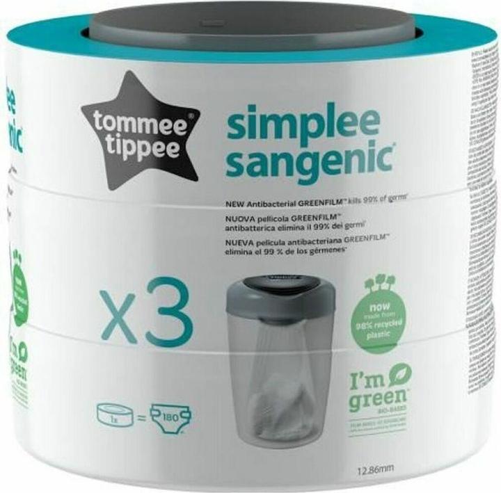 Image du produit Sangenic Cassettes de recharge simple (3 pièces) (3 x)