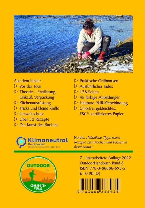 Actual product image Kochen aus Rucksack und Packtasche (German, Nicola Boll, 2022)