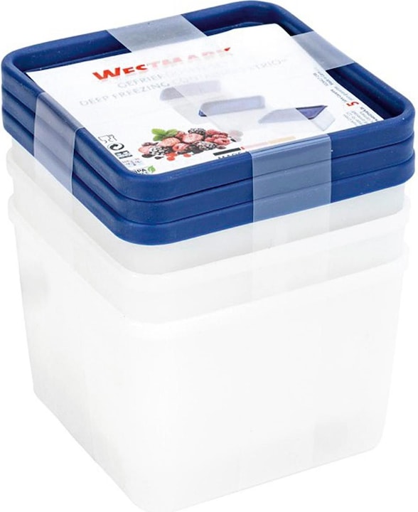 Actual product image Westmark Freezer Jar 'Trio' Pack of 3 (1.25 l)