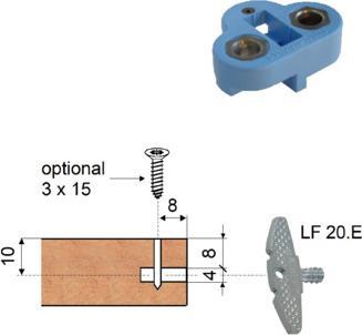 Produktbild Lamifix Verbinder mit Euro-Schraube (Eckverbinder, 500 Stk.)
