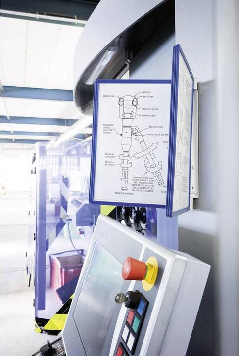 Produktbild Durable Wandhalter-Komplett-Set, magnetisch (A4)