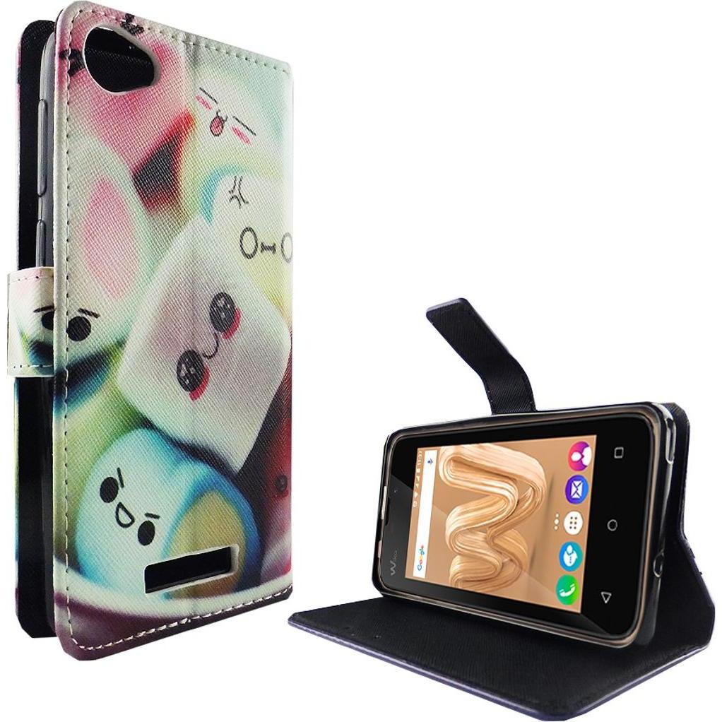 König Design Hülle Handy Schutz für Wiko Lenny 3 Max Case Cover Tasche Wallet Etui Handyhülle (Wiko Lenny 3 Max), Smartp...