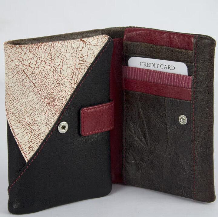 Image du produit Sunsa Portefeuille Femme Portefeuille RFID Cuir Recyclé No.4