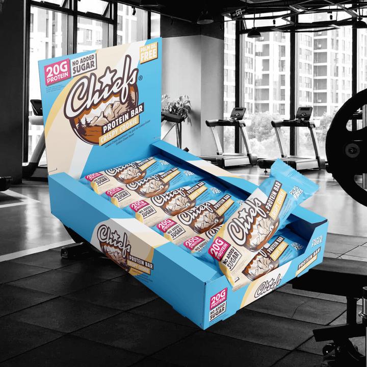 Produktbild Chiefs Protein Bar (Cookie, 12 Stk., 660 g)