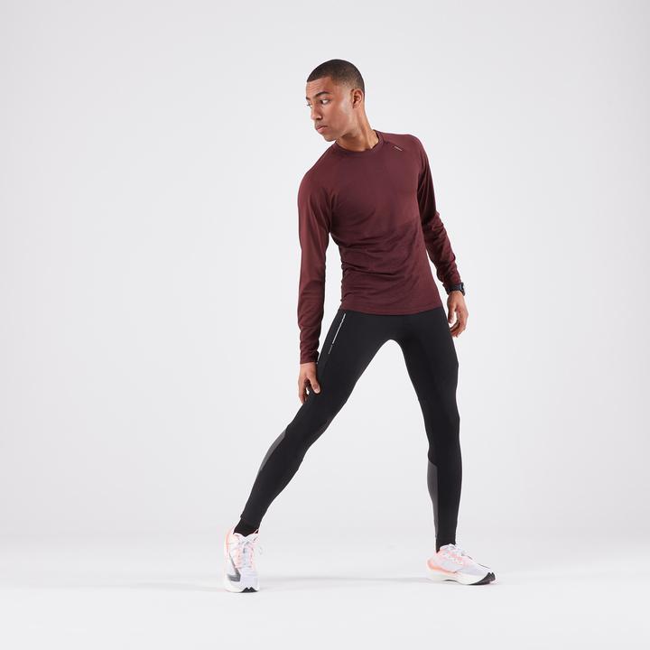 Image du produit Kiprun Maillot de course long homme - Run 500 Warm synthétique (W30/L33)