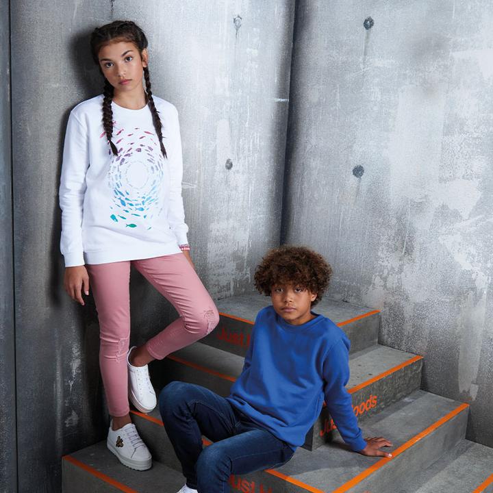 Immagine prodotto Awdis Felpa pullover Just Hoods a tinta unita (146)