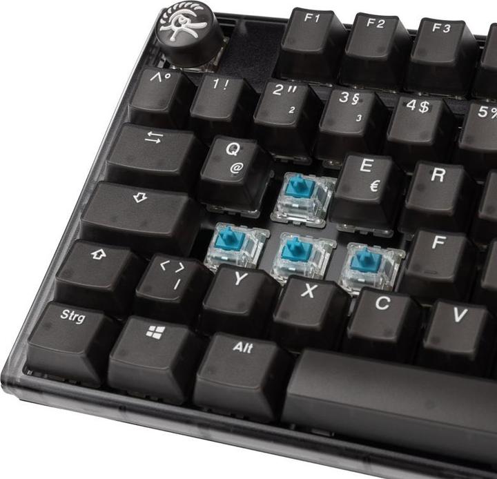 Productafbeelding Ducky One 3 Aura Black TKL Gaming Keyboard, RGB LED - MX-Blue (DE, Bedraad)