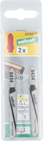 Produktbild wolfcraft 2 Stichsägeblätter HSS L=75mm T-Schaft