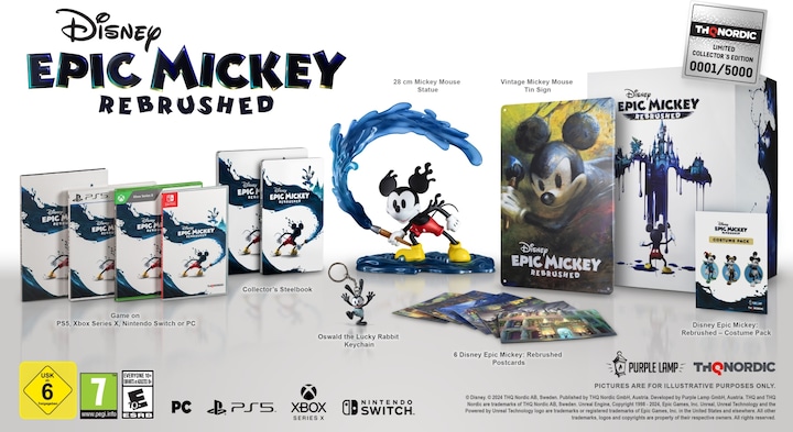 Actual product image THQ Disney Epic Mickey: Rebrushed Collector's Edition (Switch, Switch Lite, Switch OLED, DE, FR, IT)
