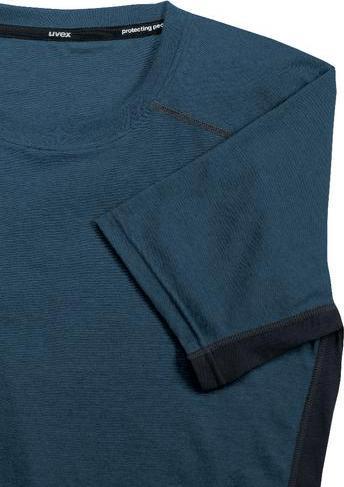 Actual product image Uvex T-shirt suXXeed industry blue, midnight blue S (S)