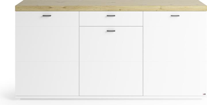 Produktbild Set One by Musterring Set One Lancaster TYP 55 Sideboard zerlegt Weiss/Eiche Artisan