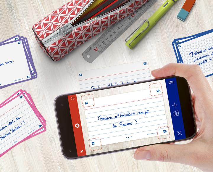 Produktbild Oxford Fiches bristol FLASH 2.0, A7, lign‚, blanc (A7, 250 g/m², 32 x)