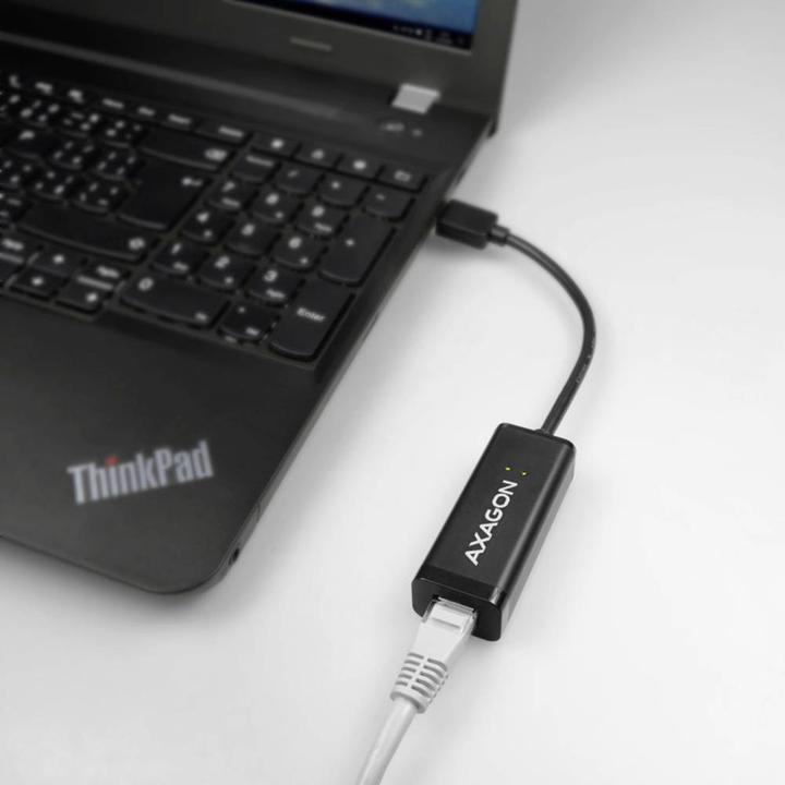 Produktbild Axagon ADE-SR Gigabit Ethernet 10/100/1000 Adapter - USB 3.0 Typ A (USB 3.0, RJ45 (1x))