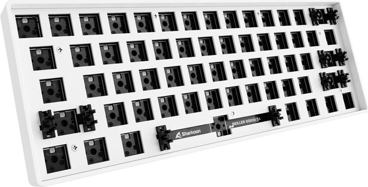 Produktbild Sharkoon SKILLER SGK50 S4 Barbone (weiss, ANSI-Layout)