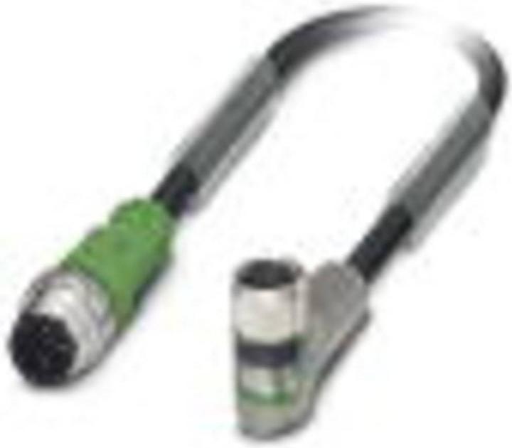 Immagine prodotto Phoenix 1694910. Lunghezza del cavo: 3 m, Connettore: M8/M12. Colore del prodotto: Nero
