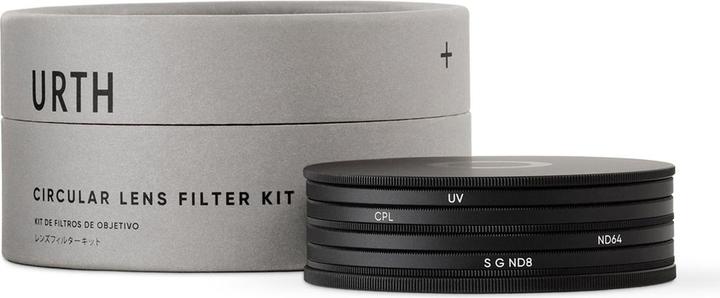 Urth 95mm UV, Circular Polarizing (CPL), ND64, Soft Grad ND8 Lens Filter Kit (Plus+) (95 mm, UV filter)
