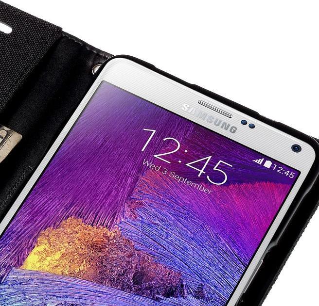 Produktbild Goospery Canvas Diary Series (Samsung Galaxy Note 4)
