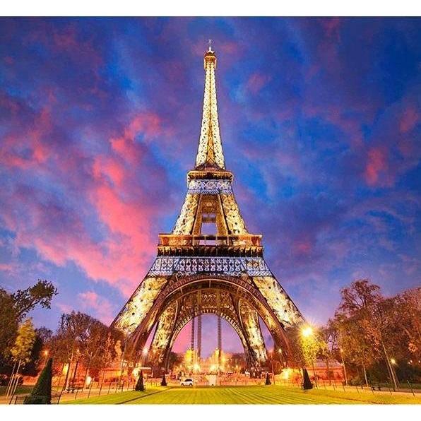 Norimpex 5D-Diamantmosaik - Eiffelturm bei Nacht 40x30cm