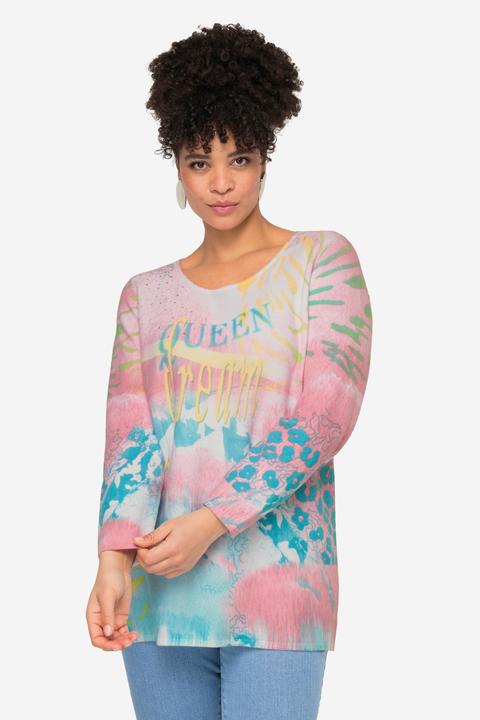Immagine prodotto Miamoda Pullover, Alloverdruck, Rundhals, Langarm (48)