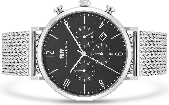 Actual product image Men Chronograph Arakon stainless steel silver - 26533 (Chronograph, 42 mm)