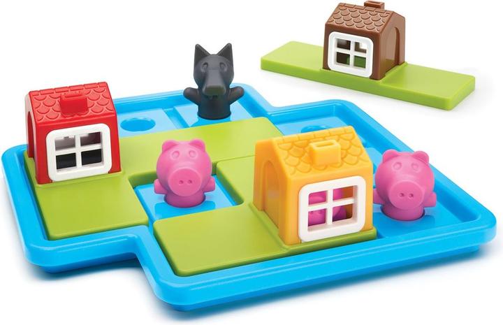 Immagine prodotto Smart Games Puzzle game Three Little Piggies - Deluxe (Inglese, Tedesco, Francese, Italiano, Spagnolo)
