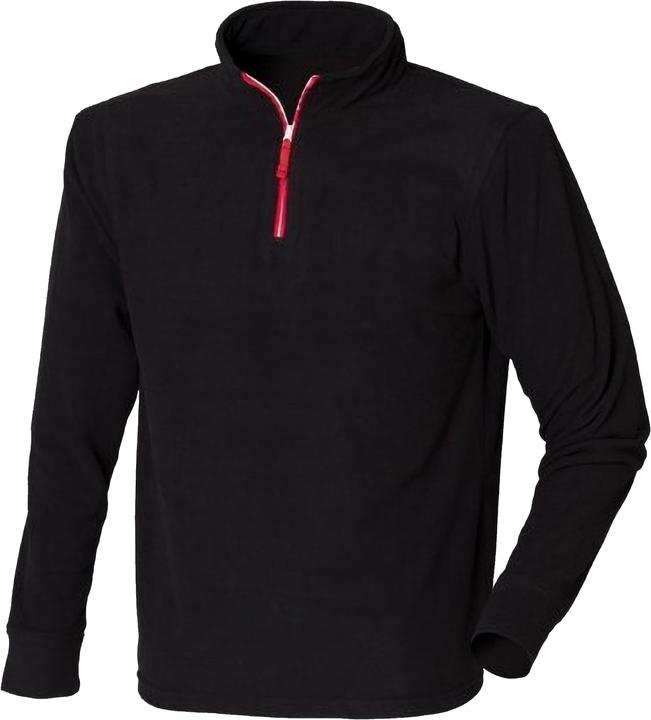 Immagine prodotto Finden & Hales Top in pile con zip al collo e maniche lunghe (M)