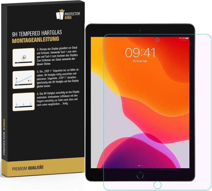 Produktbild Protectorking 6x echtes Tempered 9H Panzerhartglas 3D KLAR (6 Stück, IPad Mini 1)