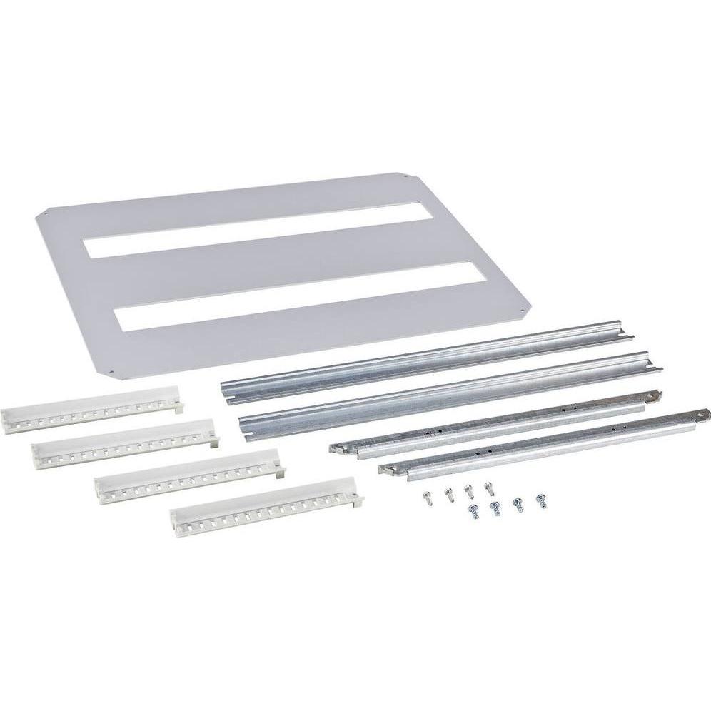 Fibox DRS ARCA 406021 Montagerahmen 2-reihig Stahl Grau L x B 400 mm 600 1 St., Accessori di elettronica + Alloggiamento, Grigio