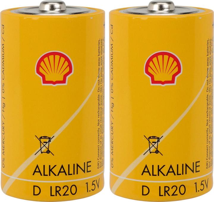 Immagine prodotto Rainx Set di 2 batterie alcaline mono 1.5V tipo D, Shell (2 pz., D)