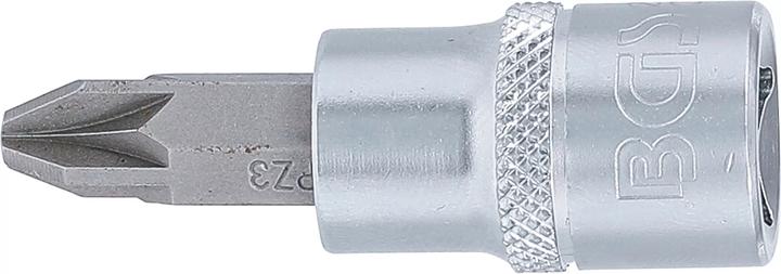 Produktbild BGS Bit-Einsatz Antrieb Innenvierkant 10 mm (3/8") Kreuzschlitz PZ3 (Innenvierkant)