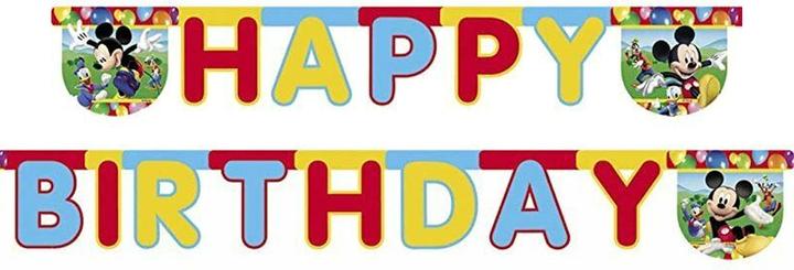 Actual product image Disney Mickey Mouse Happy Birthday Banner