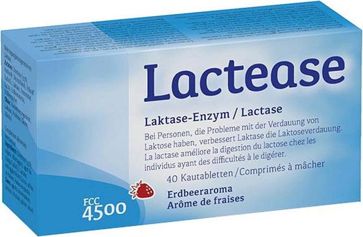 Image du produit Lactease Enzyme de lactose 4500 (40 pièce(s), Cachets, 40 g)