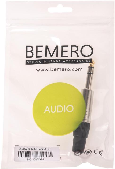 Actual product image Bemero Jack plug BC2002NI-M