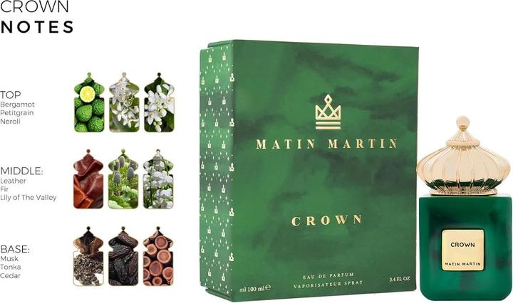 Immagine prodotto Matin Martin Crown EDP 100ml (Eau de parfum, 100 ml)