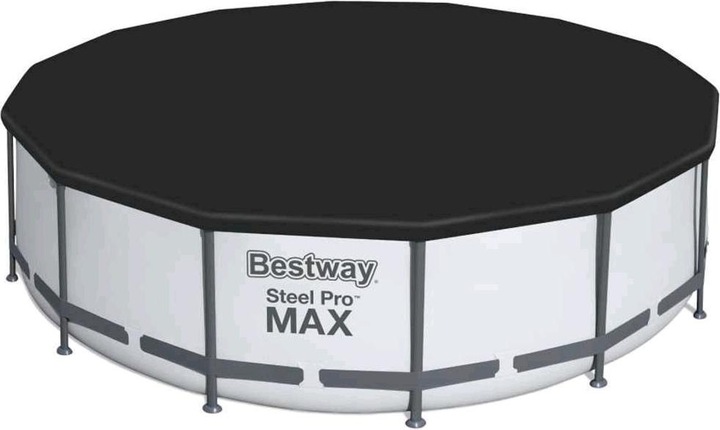 Produktbild Bestway Steel Pro MAX Frame Pool KomplettSet mit Filterpumpe Ø 427 x 122 cmRund (Ø 427 x 122 cm)