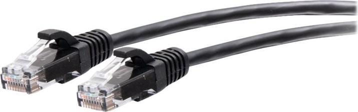 Immagine prodotto C2G Cavo patch di rete Ethernet sottile Cat6a antigroviglio, non schermato (UTP) da 0,3 m - Nero (U/UTP, CAT6a, 0.30 m)