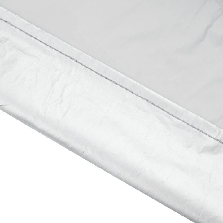 Actual product image vidaXL Car cover half garage with hook M