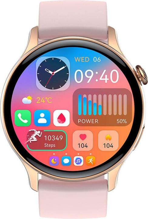 Actual product image EKO Connected Watch 5.2 NFC with anti-theft protection and silicone wristband